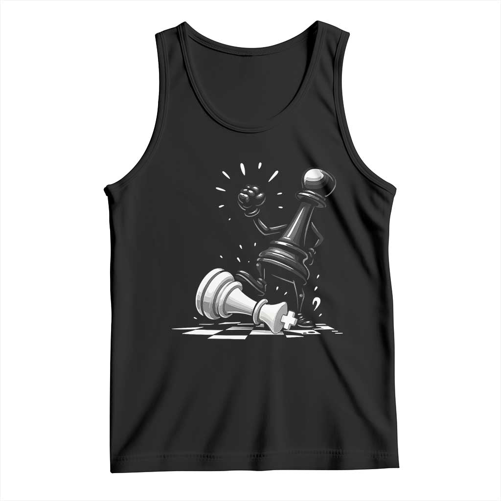 No Kings Tank Top America Protest Chess Rejecting Kings TS11 Black Print Your Wear