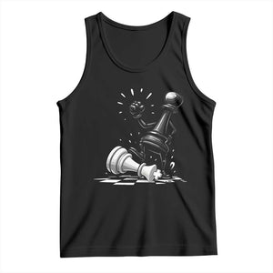 No Kings Tank Top America Protest Chess Rejecting Kings TS11 Black Print Your Wear