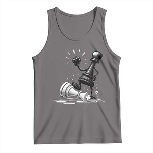 No Kings Tank Top America Protest Chess Rejecting Kings TS11 Deep Heather Print Your Wear