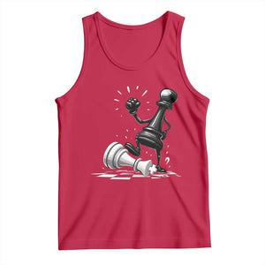 No Kings Tank Top America Protest Chess Rejecting Kings TS11 Red Print Your Wear