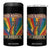 Funny No Kings In America LGBT 4 in 1 Can Cooler Tumbler Retro Statue Of Liberty - Print Your Wear