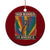 Funny No Kings In America LGBT Ceramic Ornament Retro Statue Of Liberty - Print Your Wear