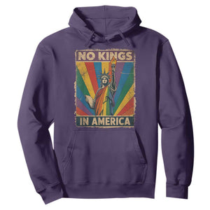 Funny No Kings In America LGBT Hoodie Retro Statue Of Liberty TS11 Purple Print Your Wear