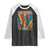 Funny No Kings In America LGBT Raglan Shirt Retro Statue Of Liberty TS11 Black White Print Your Wear