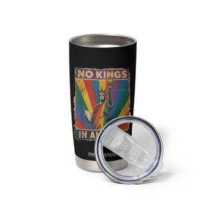 Funny No Kings In America LGBT Tumbler Cup Retro Statue Of Liberty TS11 Print Your Wear