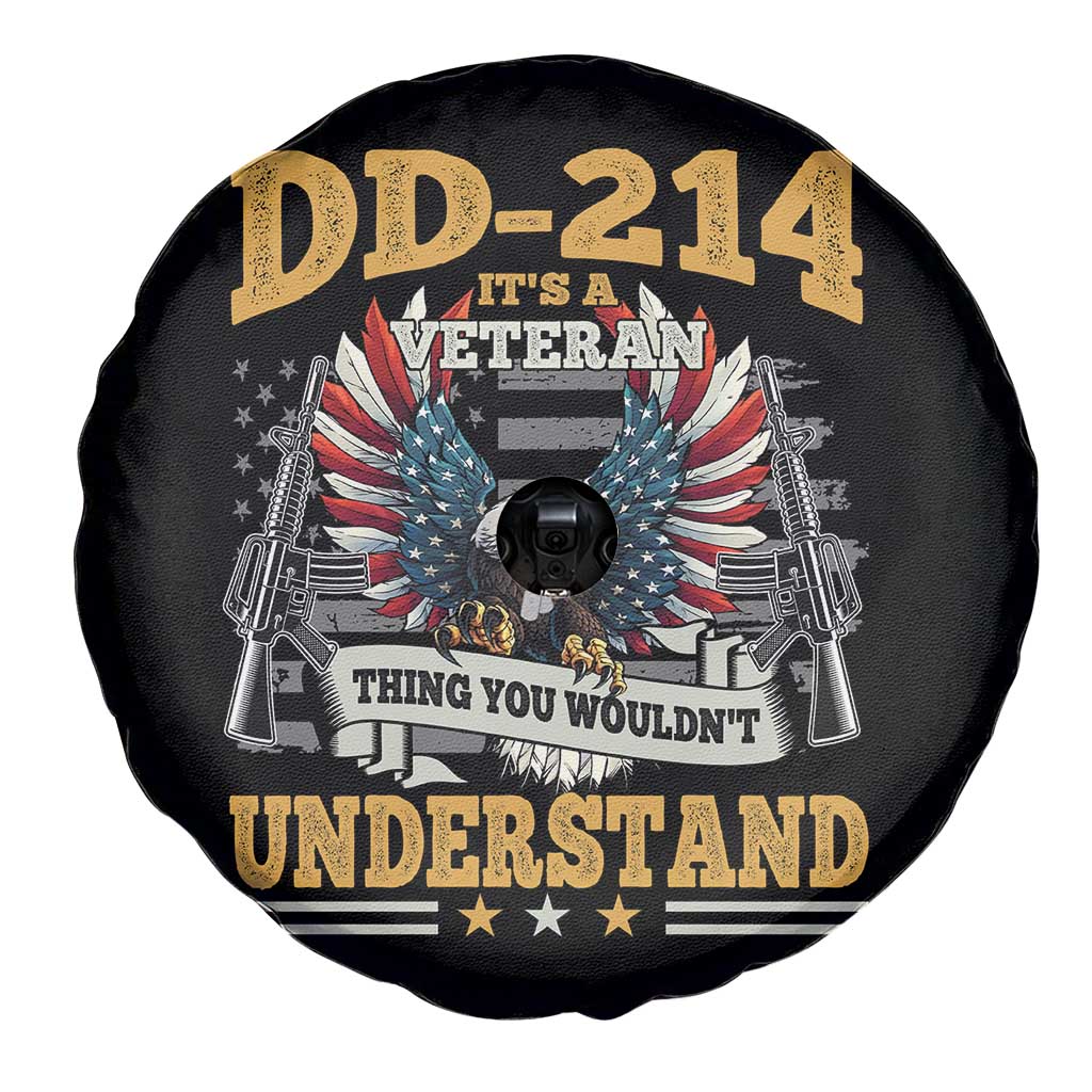 DD214 It Is A Veteran Thing You Wouldnt Understand Spare Tire Cover US Veteran Bald Egale TS11 Print Your Wear