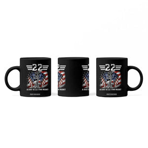 Veteran Suicide Awareness Coffee Mug 22 A Day Is 22 Too Many Vintage American Flag TS11 Print Your Wear