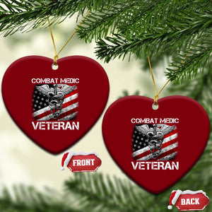 Combat Medic Veteran Ceramic Ornament Medical Military Soldier Vintage American Flag TS11 Print Your Wear