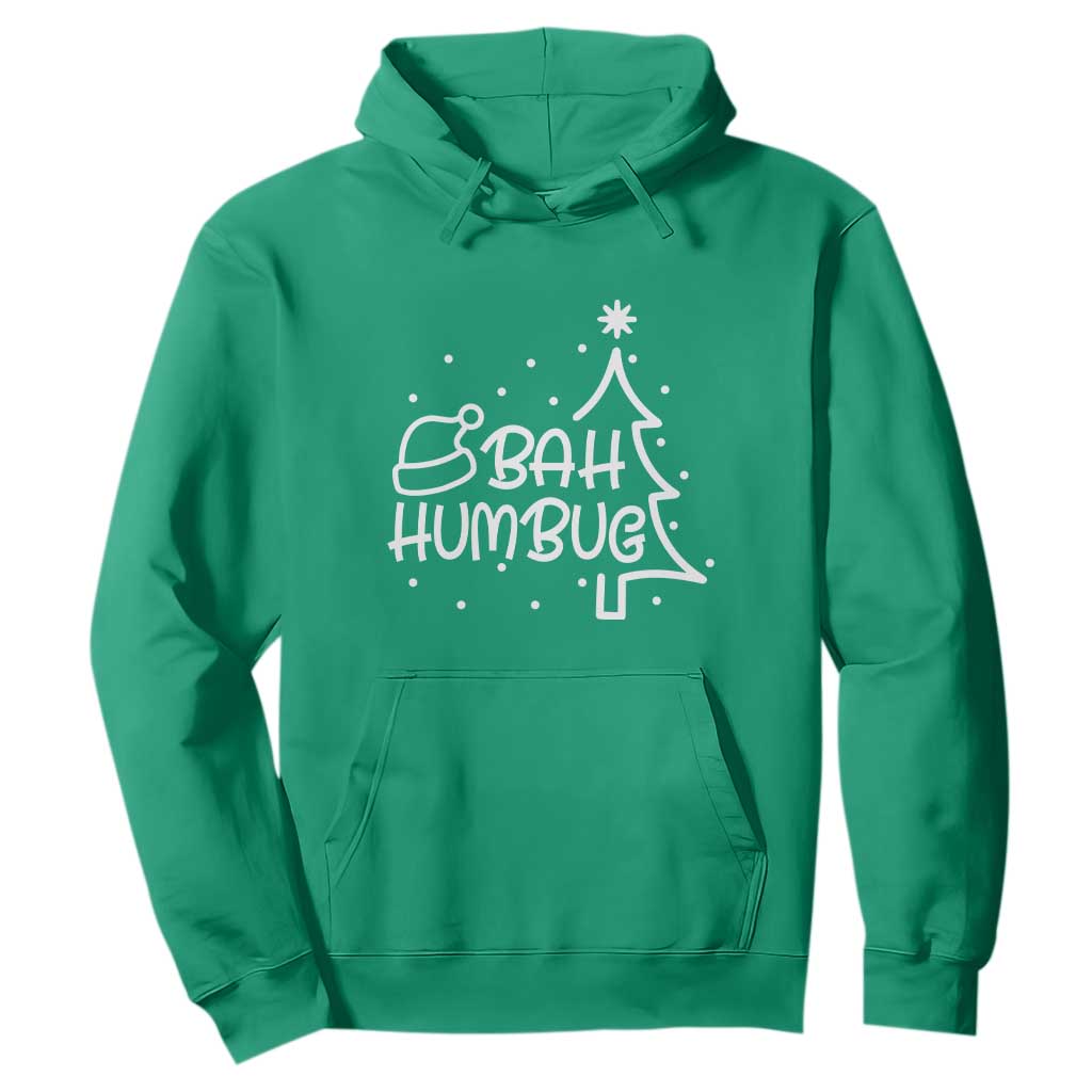Funny Bah Humbug Christmas Hoodie Santa Hat Xmas Tree TS11 Irish Green Print Your Wear
