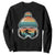 Skiing Mountain Retro Ski Goggles Winter Sport Sweatshirt TS11 Black Print Your Wear