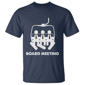 Funny Snowboarding T Shirt Board Meeting Holiday Snowboard Winter Sport TS11 Navy Print Your Wear