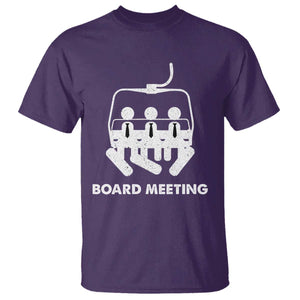Funny Snowboarding T Shirt Board Meeting Holiday Snowboard Winter Sport TS11 Purple Print Your Wear