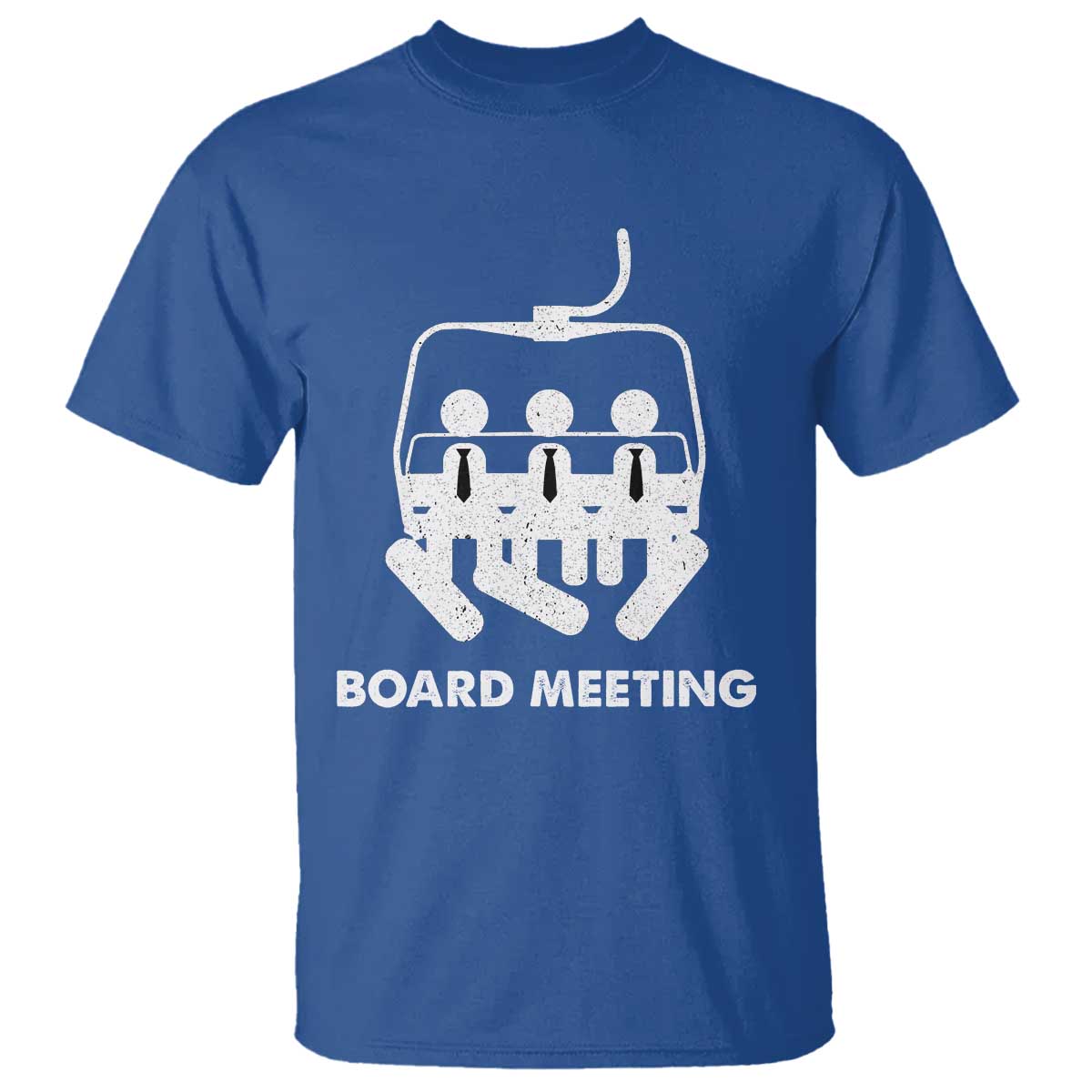 Funny Snowboarding T Shirt Board Meeting Holiday Snowboard Winter Sport TS11 Royal Blue Print Your Wear