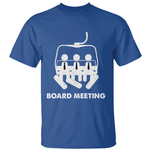 Funny Snowboarding T Shirt Board Meeting Holiday Snowboard Winter Sport TS11 Royal Blue Print Your Wear
