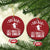 Funny Skiing Father's Day Christmas Ornament Ski Dad Like A Normal Dad But Cooler TS11 Circle Red Print Your Wear