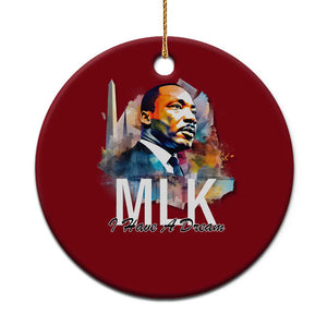 MLK I Have A Dream Ceramic Ornament Martin Luther King Portrait Black History Month TS11 1pc Red Print Your Wear