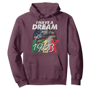 I Have A Dream Martin Luther King MLK 1963 Hoodie Black History Month TS11 Maroon Print Your Wear