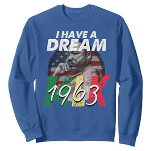I Have A Dream Martin Luther King MLK 1963 Sweatshirt Black History Month TS11 Royal Blue Print Your Wear
