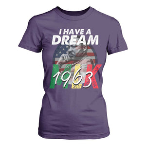 I Have A Dream Martin Luther King MLK 1963 T Shirt For Women Black History Month TS11 Purple Print Your Wear