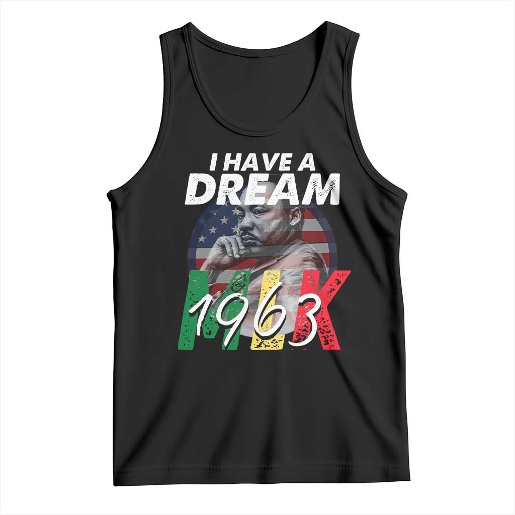 I Have A Dream Martin Luther King MLK 1963 Tank Top Black History Month TS11 Black Print Your Wear