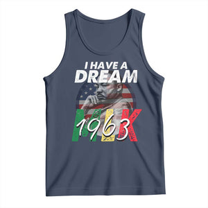 I Have A Dream Martin Luther King MLK 1963 Tank Top Black History Month TS11 Navy Print Your Wear
