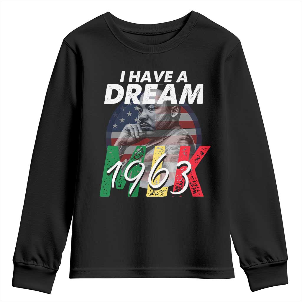 I Have A Dream Martin Luther King MLK 1963 Youth Sweatshirt Black History Month TS11 Black Print Your Wear