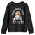 Funny Jesus Fantasy Football Youth Sweatshirt Who Would Jesus Draft TS11 Black Print Your Wear