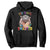 Funny Moo Deng 100 Days Smarter Hoodie Teachers Students 100th Day Of School TS11 Black Print Your Wear