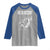 Funny Jesus American Football He Is Rizzin' Raglan Shirt TS11 Sport Gray Royal Print Your Wear