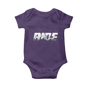 Snowmobile Ride Motor Sled Racing Winter Mountain Sports Fan Baby Onesie TS11 Purple Print Your Wear