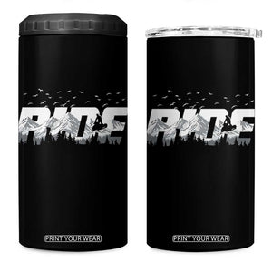 Snowmobile Ride Motor Sled Racing Winter Mountain Sports Fan 4 in 1 Can Cooler Tumbler TS11 One Size: 16 oz Black Print Your Wear