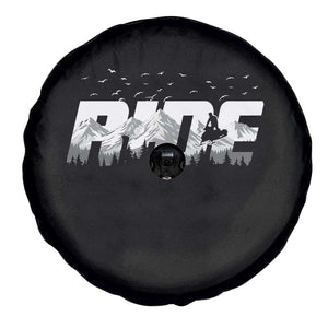 Snowmobile Ride Motor Sled Racing Winter Mountain Sports Fan Spare Tire Cover TS11 Print Your Wear