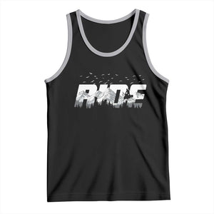 Snowmobile Ride Motor Sled Racing Winter Mountain Sports Fan Tank Top TS11 Black Athletic Heather Print Your Wear