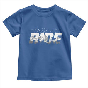 Snowmobile Ride Motor Sled Racing Winter Mountain Sports Fan Toddler T Shirt TS11 Royal Blue Print Your Wear