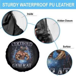 Funny Certified Gym Rat Spare Tire Cover Fitness Bodybuilding Gym Lovers Meme TS11 Print Your Wear
