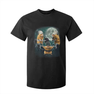 Funny Three Hamster Deadlift Gym Rat Moon Training Weightlifting Meme T Shirt For Kid TS11 Black Print Your Wear