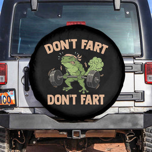 Gym Frog Spare Tire Cover Dont Fart Workout Weights Squat Humor TS11 No hole Black Print Your Wear