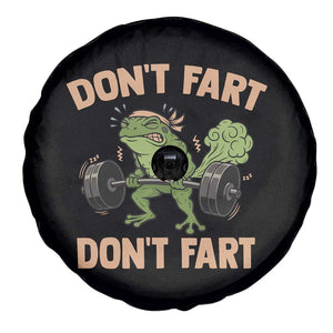 Gym Frog Spare Tire Cover Dont Fart Workout Weights Squat Humor TS11 Print Your Wear