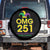 Funny Mardi Gras In Mobile Alabama Spare Tire Cover OMG 251 Original Mardi Gras Jester Hat TS11 No hole Black Print Your Wear