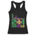 Funny Mardi Gras Mobile Alabama 251 Racerback Tank Top Skyline Area Code Glitter Print TS11 Black Print Your Wear