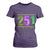 Funny Mardi Gras In Mobile Alabama 251 T Shirt For Women Skyline Area Code TS11 Purple Print Your Wear