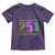 Funny Mardi Gras In Mobile Alabama 251 Toddler T Shirt Skyline Area Code TS11 Purple Print Your Wear