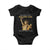 Funny Trump 2025 Welcome To The Golden Age Baby Onesie Golden Statue Of Liberty TS11 Black Print Your Wear