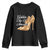 Trump Girl 2025 Golden Age Of American Youth Sweatshirt Gold High Heels TS11 Black Print Your Wear