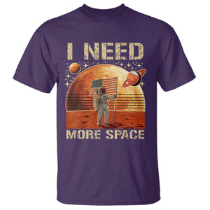 Funny Trump Mars 2025 T Shirt I Need More Space American Flag Astronauts Space TS11 Purple Print Your Wear
