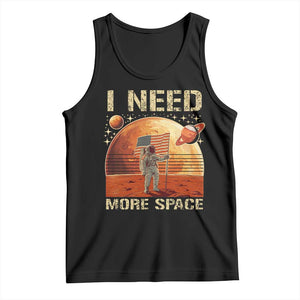 Funny Trump Mars 2025 Tank Top I Need More Space American Flag Astronauts Space TS11 Black Print Your Wear