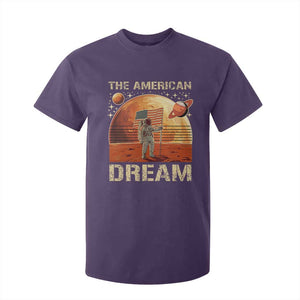 Funny Trump Mars 2025 T Shirt For Kid The American Dream American Flag Astronauts Space TS11 Purple Print Your Wear
