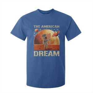 Funny Trump Mars 2025 T Shirt For Kid The American Dream American Flag Astronauts Space TS11 Royal Blue Print Your Wear
