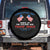 Trump Vance Liberation Day 2025 Spare Tire Cover Dawn Of The Golden Age American Flag TS11 No hole Black Print Your Wear