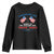 Trump Vance Liberation Day 2025 Youth Sweatshirt Dawn Of The Golden Age American Flag TS11 Black Print Your Wear